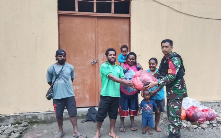 Babinsa Koramil 1710-04/Tembagapura Gelar Komsos Bersama Warga Binaan