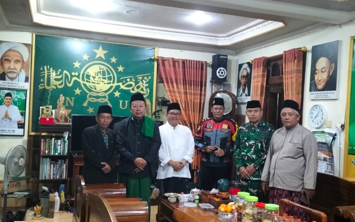 Danramil 0801/03 Arjosari Hadiri Pengajian Umum Safari Dakwah JQH NU Jawa Timur