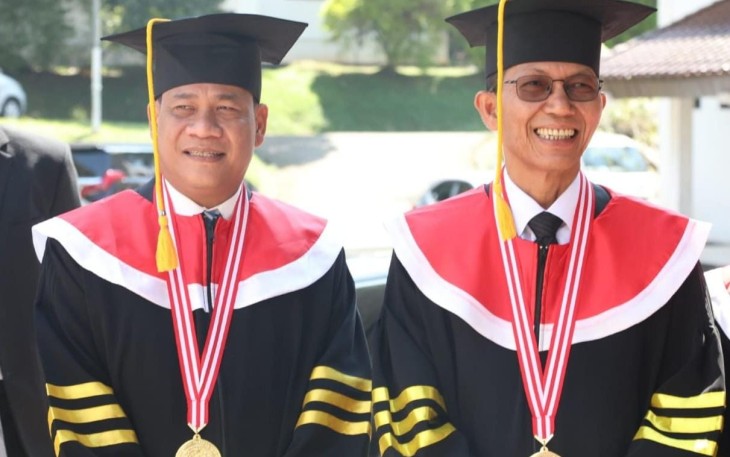 Ketua DPRD Kota Batam Sampaikan Ucapan Selamat atas Wisuda Doktoral Wali Kota Amsakar dan Sekwan Ridwan