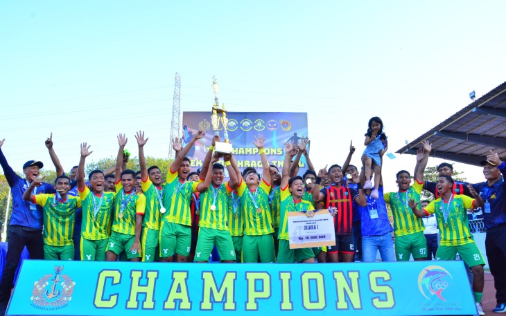 Tim Sepak Bola Koarmada III Tampil Gemilang