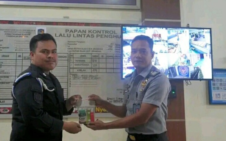 Rutan Pangkalan Brandan Salurkan Vitamin ke Seluruh Petugas