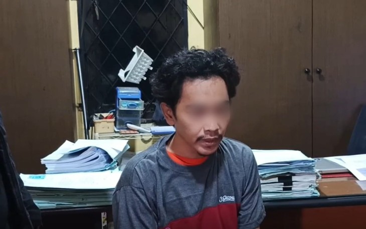 Terduga Pelaku Saat Diamankan 