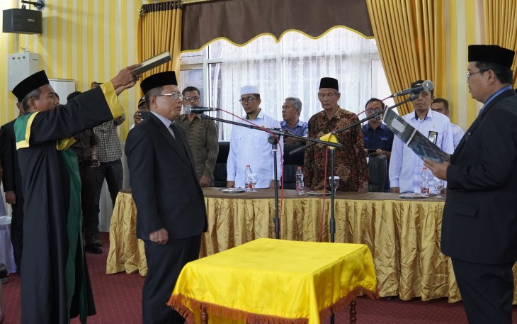 Edy Widodo Resmi Dilantik Jadi Pj Sekda Aceh Singkil 