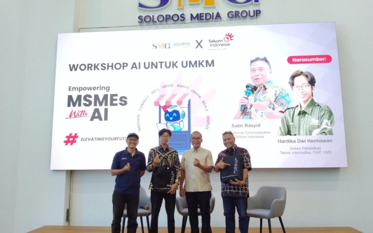Pelatihan AI pelaku UMKM di Griya Solopos