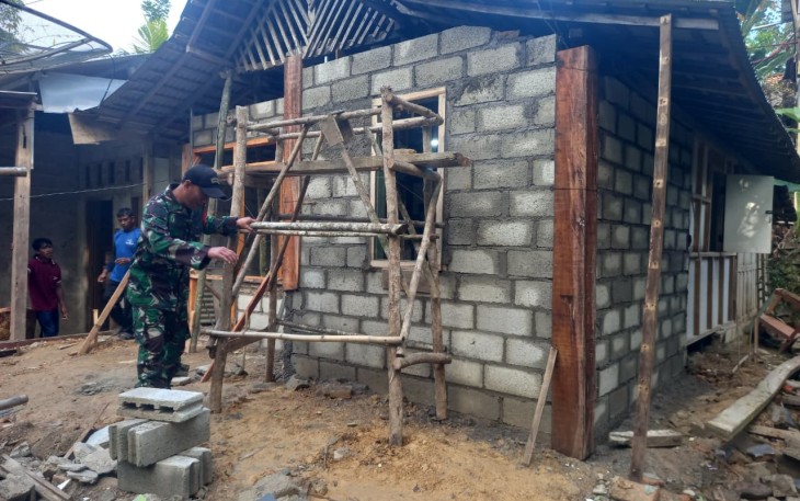 Program RTLH Koramil 0801/03 Arjosari Capai 90 Persen