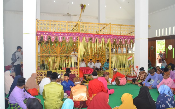 Foto kegiatan peringatan Maulid Nabi Muhammad Saw yang di hadiri oleh Dandim 1304/Gorontalo