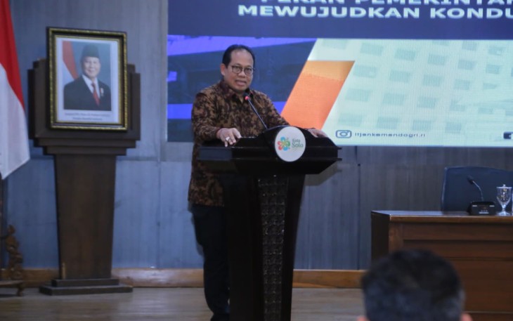 Inspektur Jenderal (Irjen) Kementerian Dalam Negeri (Kemendagri) S. M. Mahendra Jaya memastikan wilayah Solo Raya, Provinsi Jawa Tengah (Jateng)