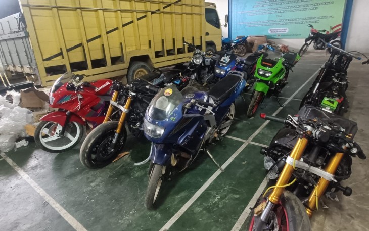 Bea Cukai Langsa Gagalkan Penyelundupan Sepeda Motor dan Sparepart Asal Thailand
