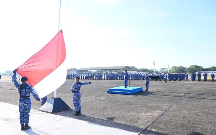 Lanud Sultan Hasanuddin Gelar Upacara 17-an