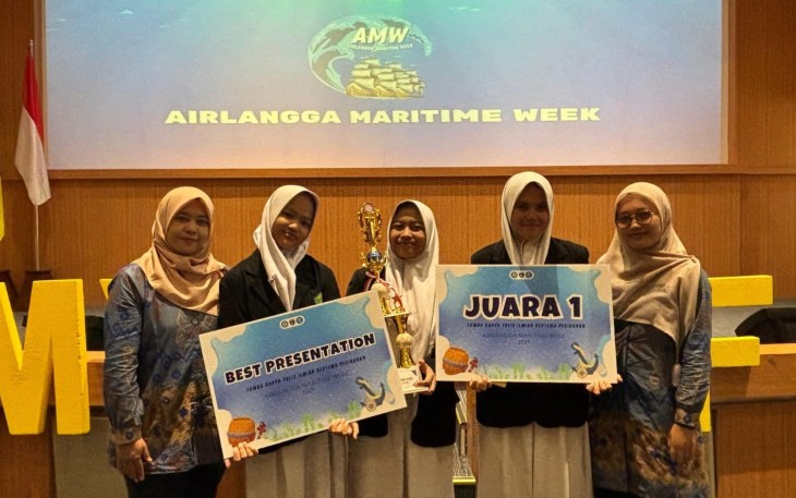 Inovasi Limbah Udang MAN 1 Kudus Juara Airlangga Maritime Week 2025