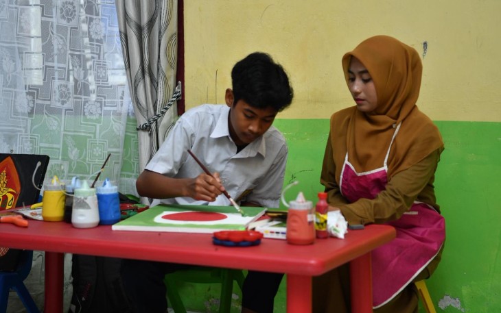 Siswa SLB YPPC Banda Aceh 