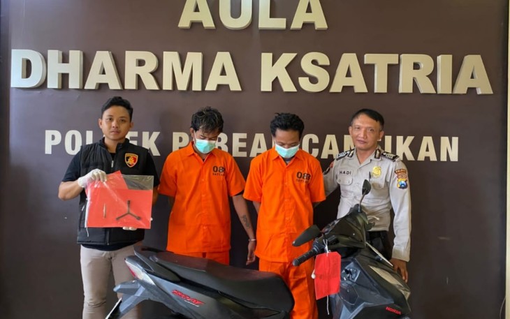 Komplotan Pencuri Motor Toko Listrik Jagalan Surabaya
