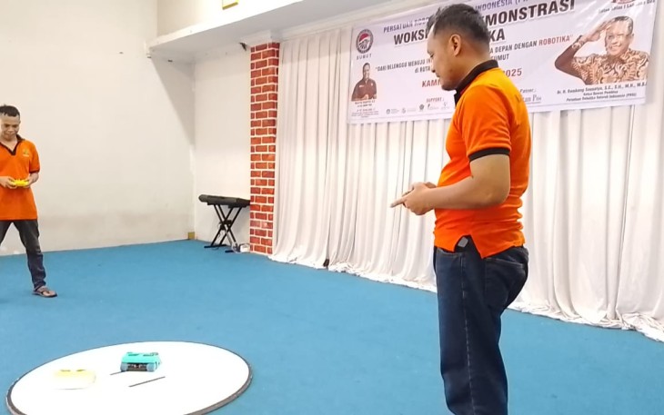 Workshop robotika di Rutan Labuhan Deli, Kamis (30/10)