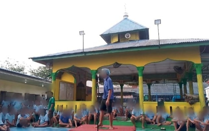 Warga binaan Rutan Pangkalan Brandan 