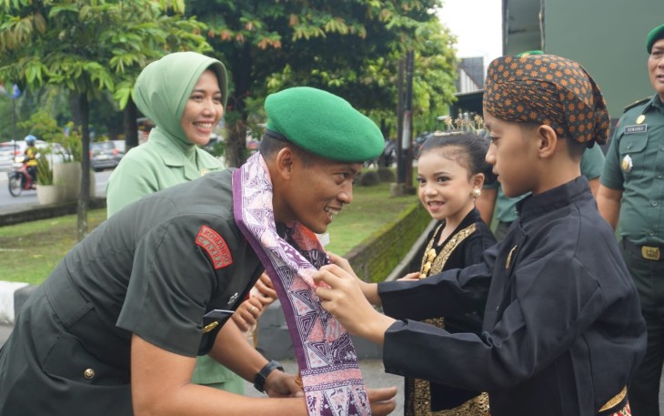 Penyambutan Letkol Inf Arief Handoko 