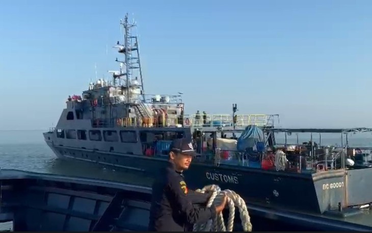 Kapal BC 60001 Tiba di Perairan Langsa