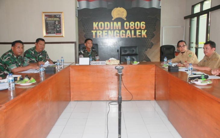 Dandim 0806/Trenggalek Pimpin Rakor Percepatan Koperasi Desa Merah Putih