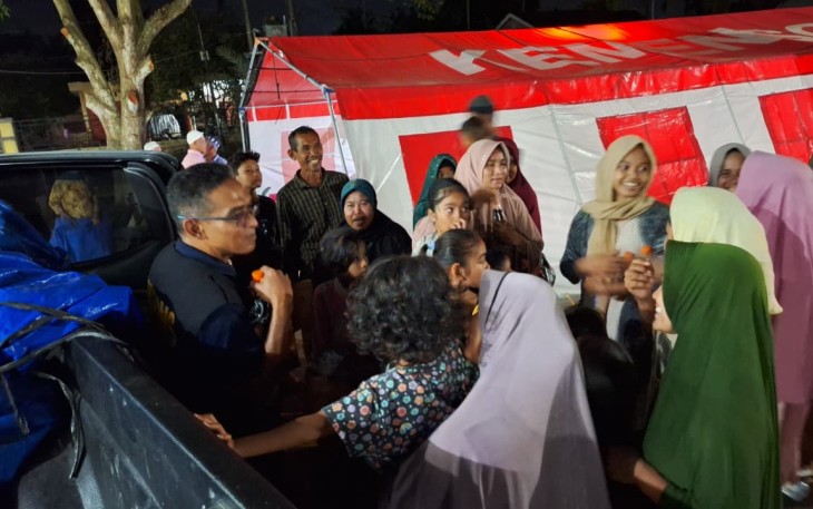 Relawan Bea Cukai Antar Bantuan ke Pantee Lhong dan Blang Panjoe