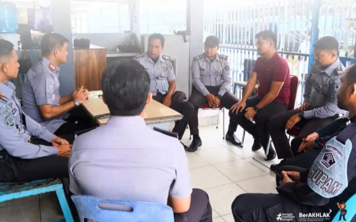Karutan Pangkalan Brandan Erwin Siregar Gelar Coffee Morning Bersama Tim Ketahanan Pangan.