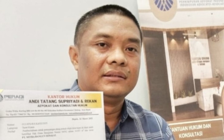 Kuasa Hukum Andi Tatang Supriyadi 
