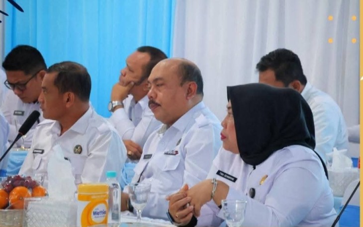 Tampak Kalapas Perempuan Kelas IIA Peristiwa Bru Sembiring S.H.,M.H Menghadiri Kegiatan Rakor Perbaikan Tata Kelola Lembaga Pemasyarakatan Bersama KSP RI