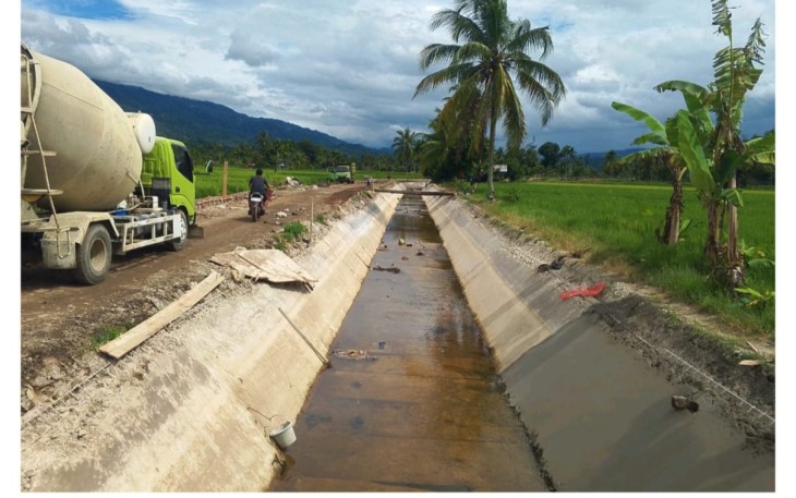 Proyek Irigasi D.I Air Ketahun Dongkrak Produktivitas Pertanian Lebong 