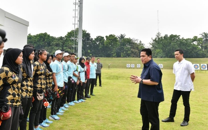 Menpora Erick Thohir, Minggu (23/11)
