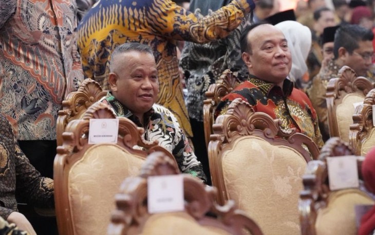 Irjen TNI Letjen TNI M. Saleh Mustafa saat Hadiri Peringatan Hari Konstitusi dan HUT Ke-80 MPR RI