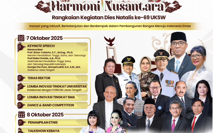 Jangan Lewatkan! GIHN 2025 hadir kembali di UKSW jelang Dies Natalis ke-69.