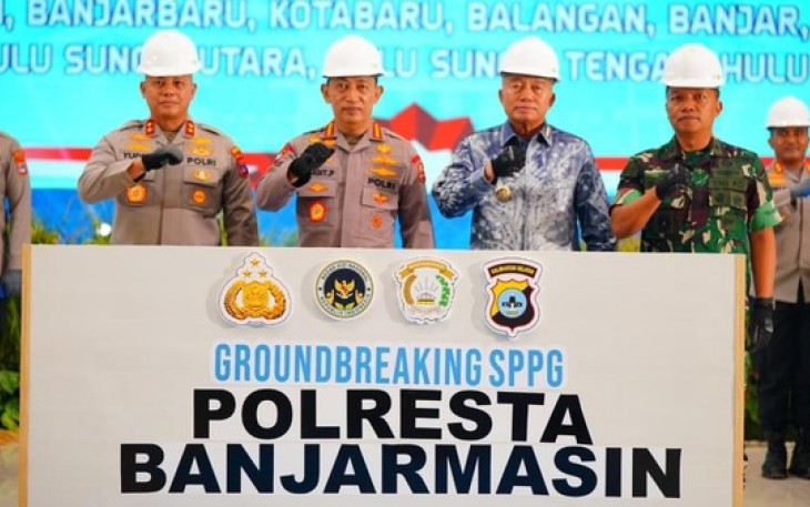 Jenderal Sigit meresmikan dua SPPG hingga Gerakan Pangan Murah di Polda Kalimantan Selatan.