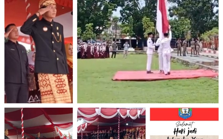  Bupati Pimpin Upacara Peringatan HUT ke-22 Tahun Kabupaten Kaur 