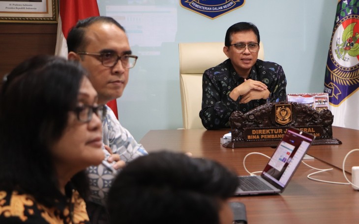 Dirjen Bina Pembangunam Daerah Kemendagri Restuardy Daud