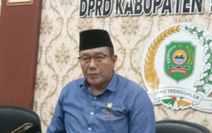 Ketua Pansus penyertaan DPRD Kabupaten Trenggalek Mugianto, saat dikonfirmasi.