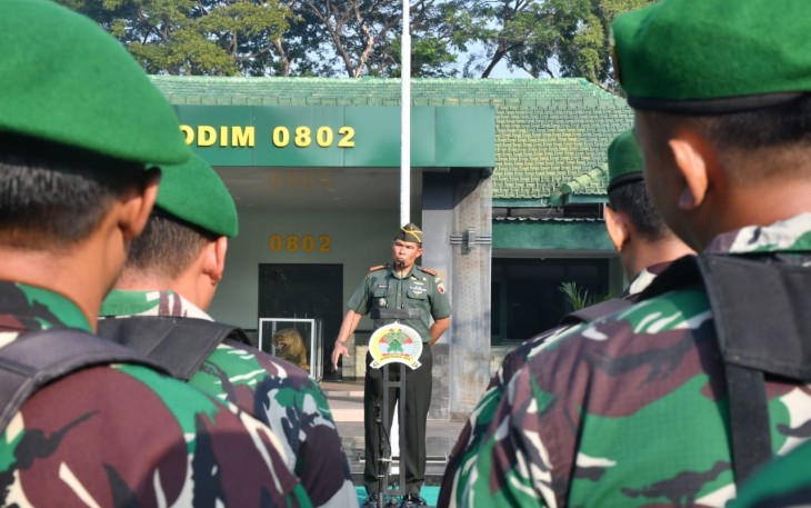 Komandan Kodim 0802/Ponorogo Letkol Inf Dwi Soerjono 