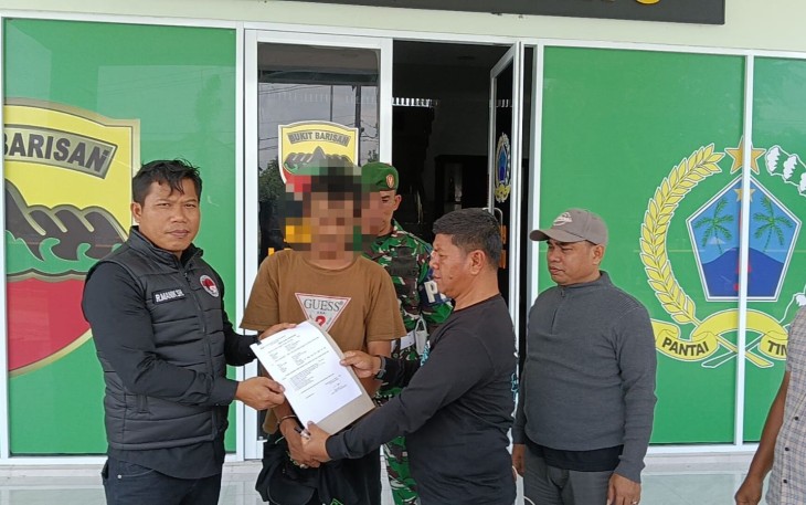 Unit Intel Kodim 0209/Labuhanbatu Tangkap Pengedar Narkoba Warga Bilah Hilir