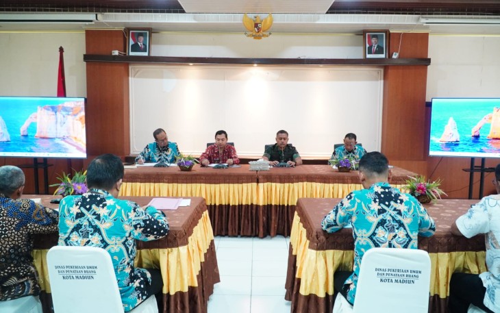 Dandim Madiun dan Bappeda Kota Madiun Koordinasikan Lokasi Dapur Umum untuk Program Makan Siang Bergizi
