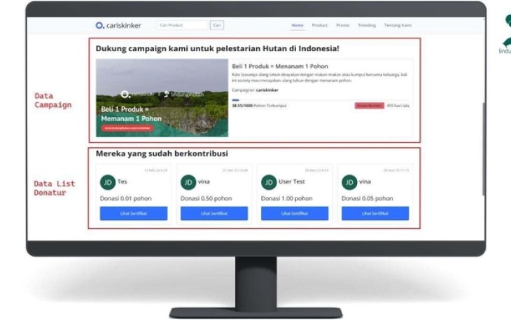 LindungiHutan Hadirkan Inovasi Teknologi, 4 API Integration