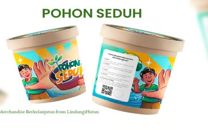 LindungiHutan Hadirkan “Pohon Seduh”, Merchandise Ramah Lingkungan untuk Mengajak Publik Menanam di Rumah