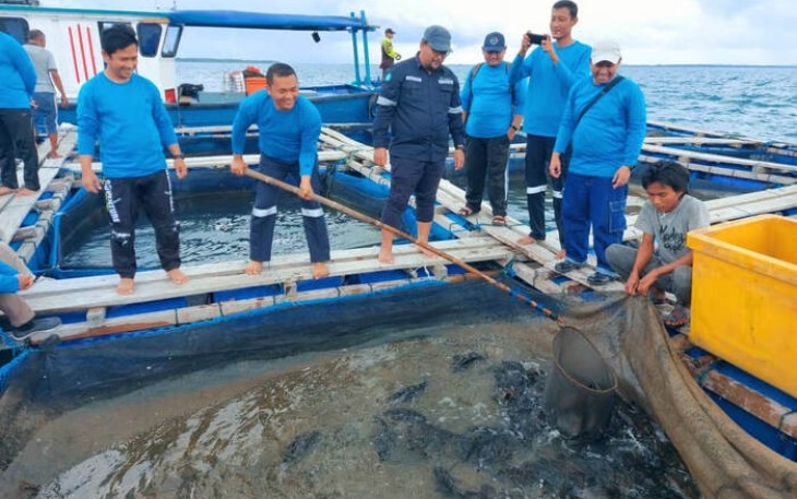 Dokumentasi MIND ID Pendampingan Budidaya Ikan Laut