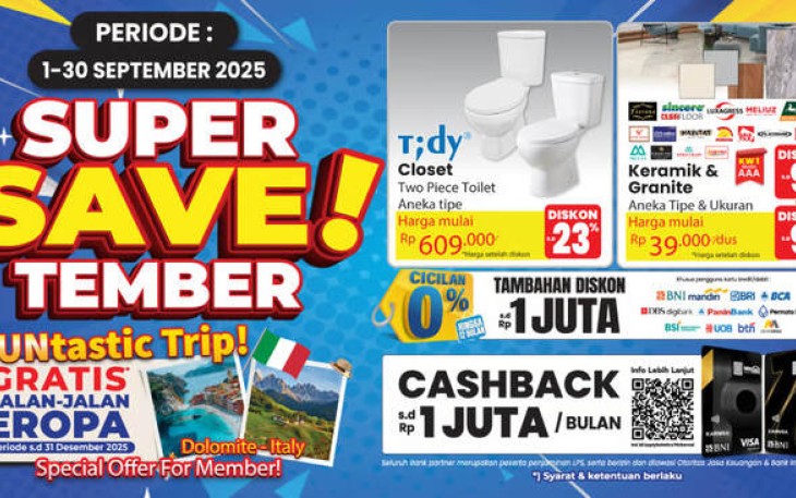 Mitra10 Hadirkan Diskon Besar-Besaran di Bulan September