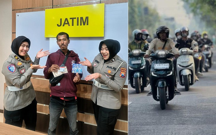 Ditlantas Polda Jatim Beri Reward Bagi Pengendara Tertib