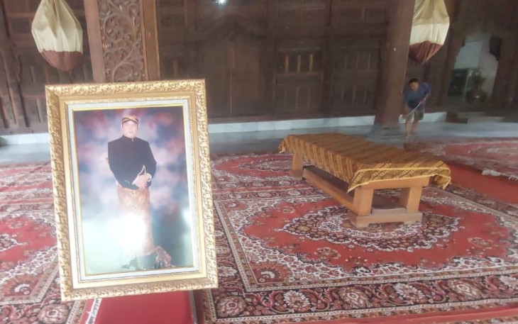 Persemayaman Ki Anom Suroto, di rumah duka Kebon Seni Timasan, Makamhaji, Kartasura, Kabupaten Sukoharjo.