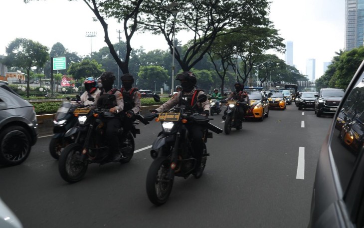 119 personel dikerahkan dalam operasi ini untuk menjaga keamanan dan ketertiban di Ibu Kota.