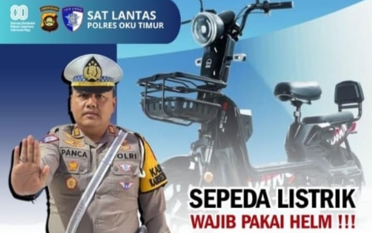 Satlantas polres Oku Timur Polda Sumatra Selatan (Sumsel)