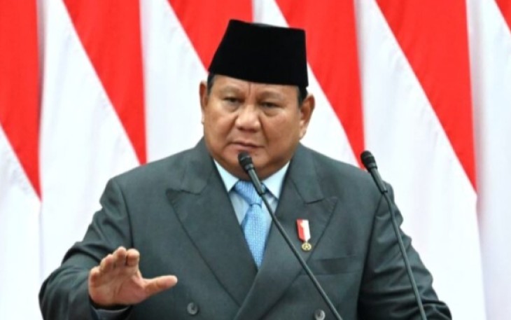 Presiden Prabowo dalam pidato kenegaraan penyampaian Rancangan Undang-Undang Anggaran Pendapatan dan Belanja Negara (RUU APBN) 2026 beserta Nota Keuangan pada Rapat Paripurna Pembukaan Masa Persidangan I DPR RI Tahun Sidang 2025–2026, di Gedung Nusantara, Jakarta, pada Jumat, 15 Agustus 2025.