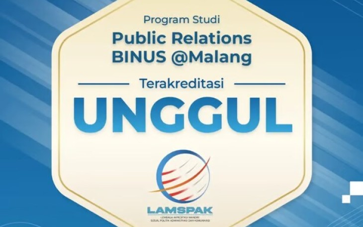 Public Relations BINUS @Malang Raih Akreditasi UNGGUL dari LAMPSPAK