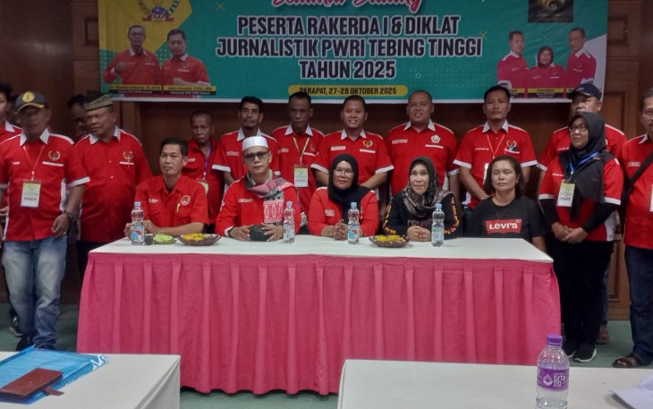 Rakerda I dan Diklat Jurnalistik PWRI Kota Tebing Tinggi