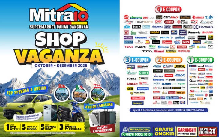Shopvaganza 2025 Resmi Dimulai! Belanja Hemat, Raih Hadiah Spektakuler di Mitra10