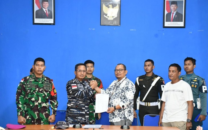 TIM SFQR TNI AL dan TIM Gabungan Gagalkan Upaya Penyelundupan 22 CPMI Non Prosedural Tujuan Malaysia