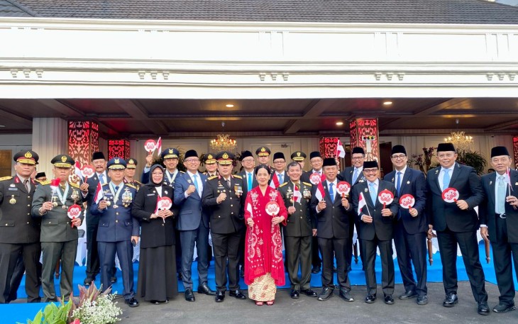 Foto bersama usai Upacara Peringatan HUT ke-80 Kemerdekaan RI 